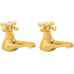 Tudor bath taps in Chrome or Gold